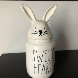 Rae Dunn "Sweet Heart" Canister with Bunny Top